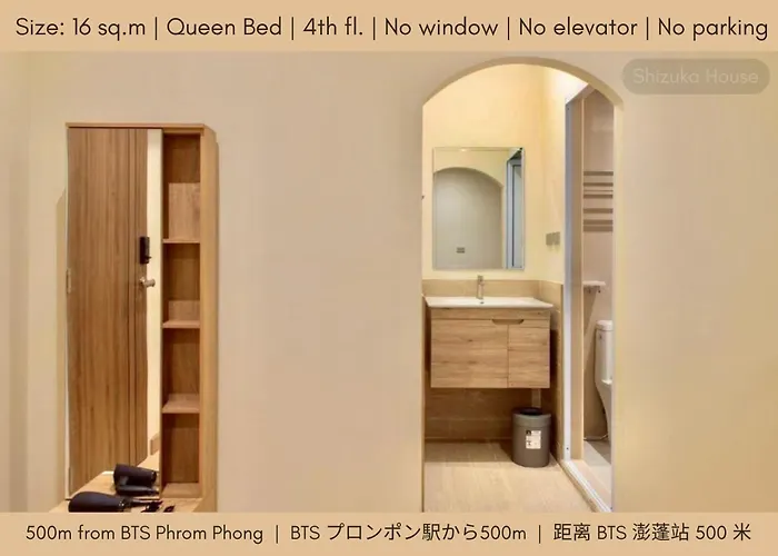Shizuka House - 500 M Walk To Bts Phrom Phong Hotel