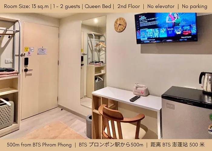 Shizuka House - 500 M Walk To Bts Phrom Phong Hotel Bangkok